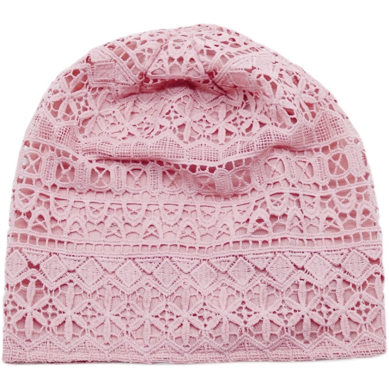 Bonnets fins en dentelle pour femmes, crânes à fleurs de créateurs, foulard, chapeau d'automne, dernière turban, bonnets à la mode, printemps, été