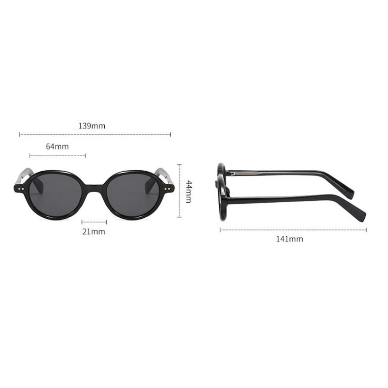 Lunettes de soleil rondes unisexes en plastique, tendance, pour la photographie de rue et les sorties à la plage, accessoires de conduite
