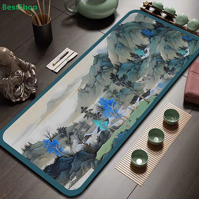 〔R〕 Nappe de table de style chinois, absorbante, à séchage rapide, nappe longue haut de gamme pour usage domestique, torchon sans lavage.