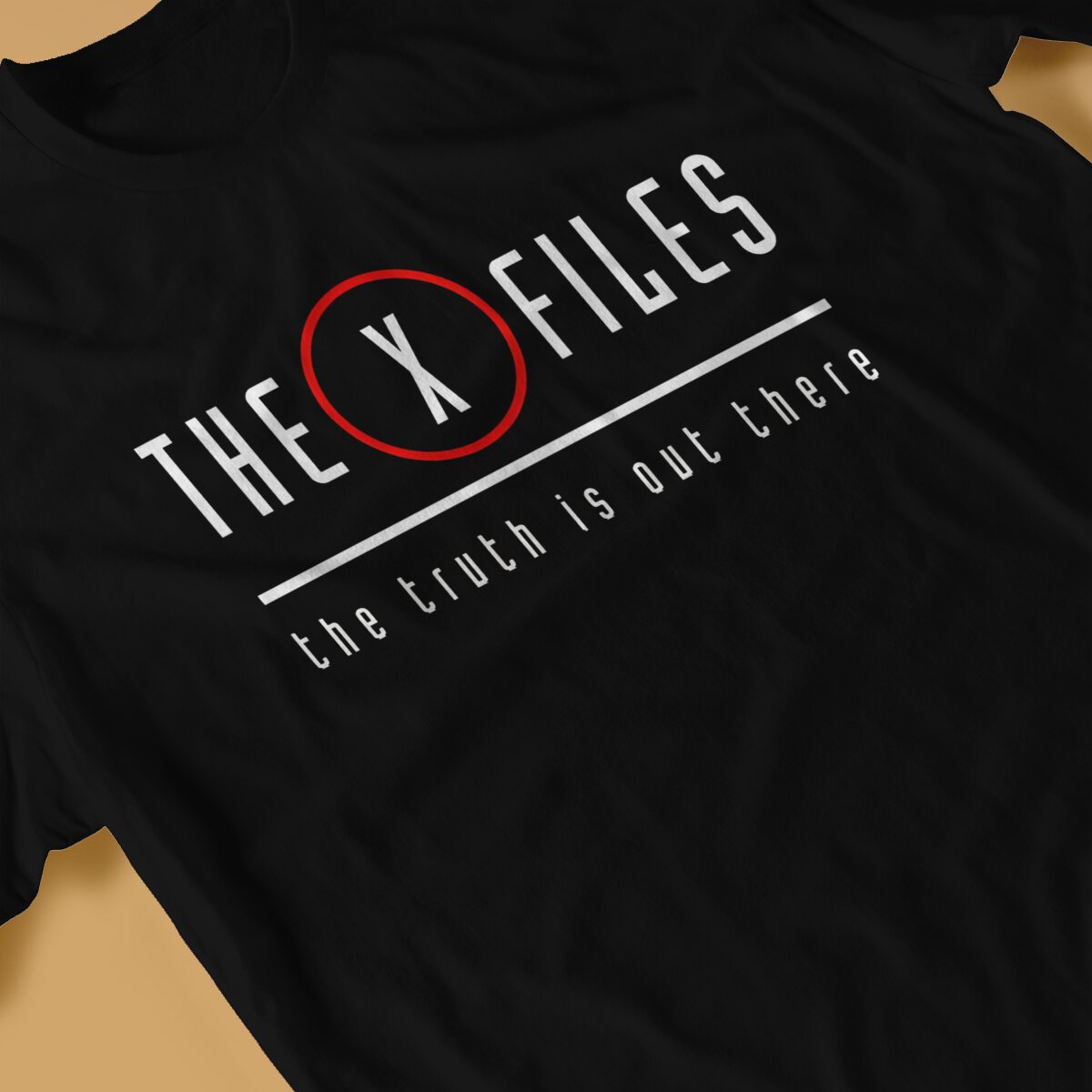T-shirt manches courtes homme, col rond, 100% coton, The Truth Is Out There Elin, nouvelle collection