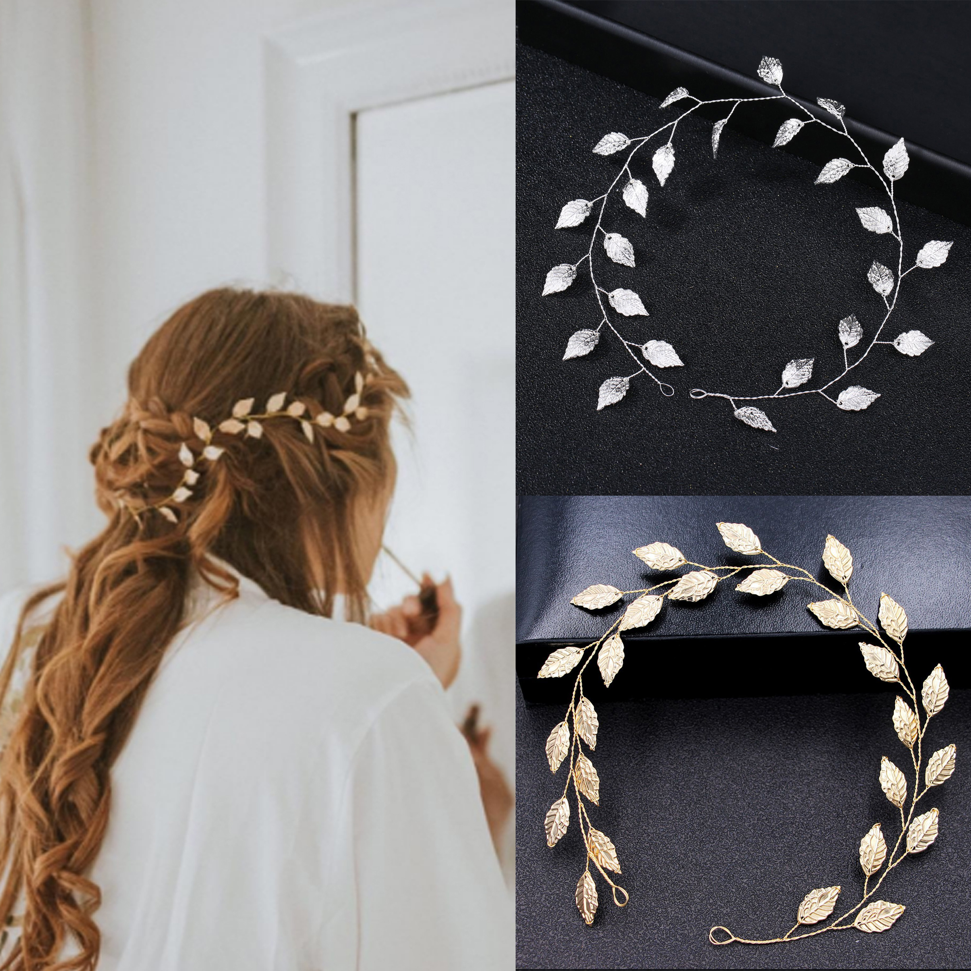 Serre-tête de mariée de luxe pour femmes, ceinture de cheveux en cristal et perles, bandeau élégant, accessoires de cheveux vintage