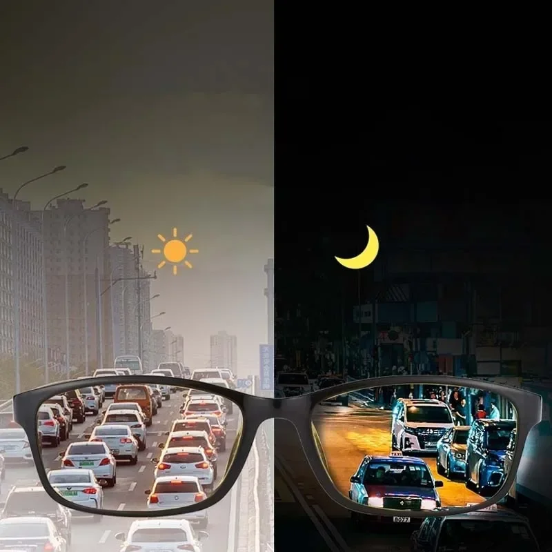 Nouvelles Lunettes de Presbytie à Vision Nocturne 2026 – Monture Carrée Élégante et Ultra-Légère, Anti-Reflet, pour la Conduite Nocturne