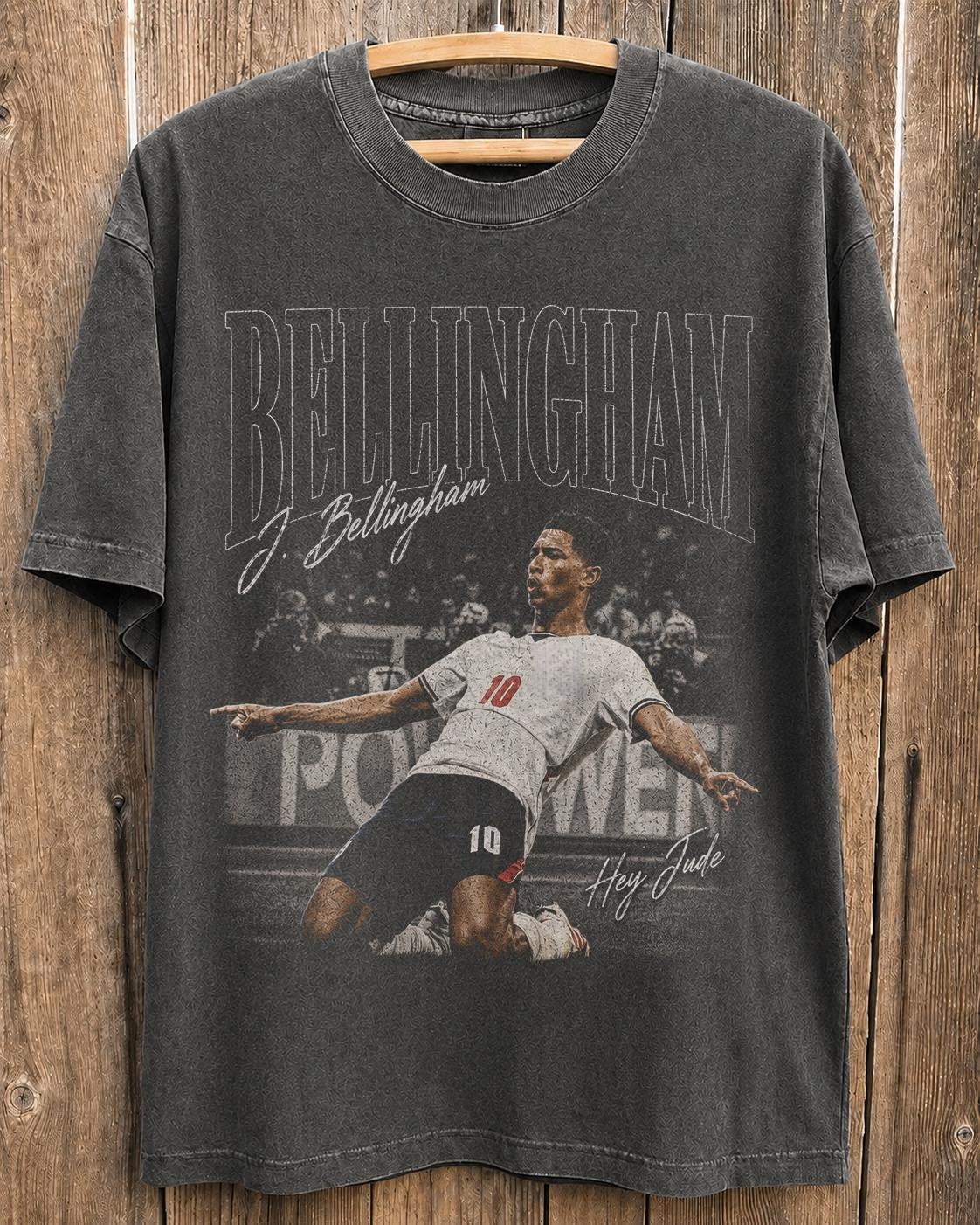 T-shirt vintage Jude Bellingham pour hommes et femmes, été, 100% coton, vêtements Y2K, haut à manches courtes oversize, streetwear unisexe