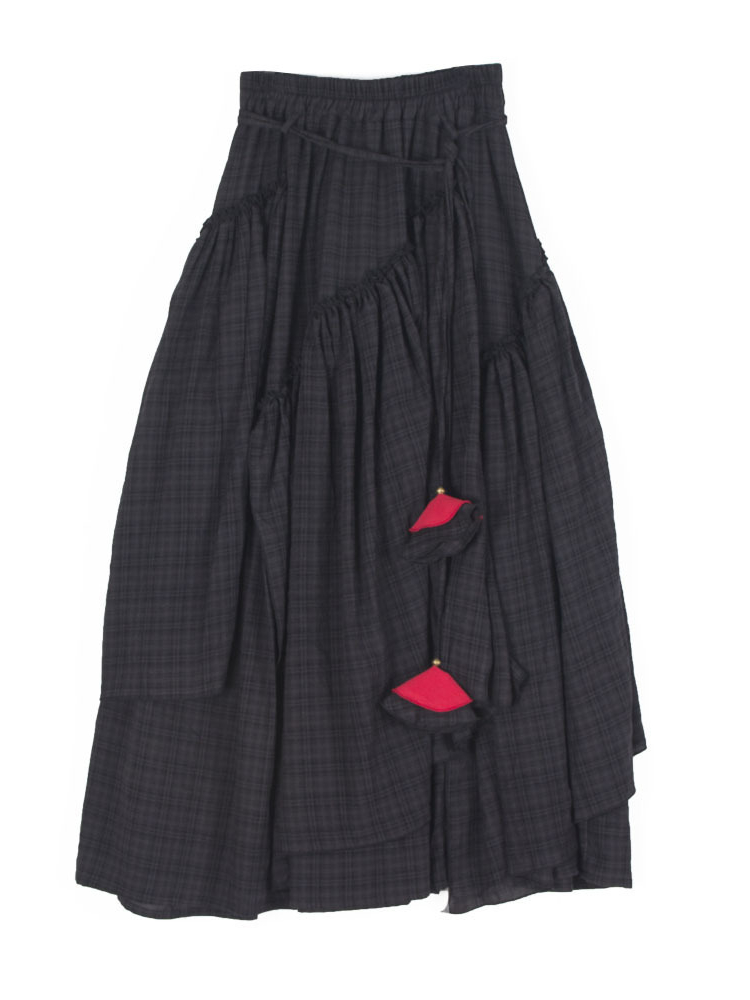 Jupe longue médiévale en coton et lin pour femme, imprimé Dubaï, Turquie, rétro, Eid, à lacets, musulmane, maxi, printemps, été, 2022