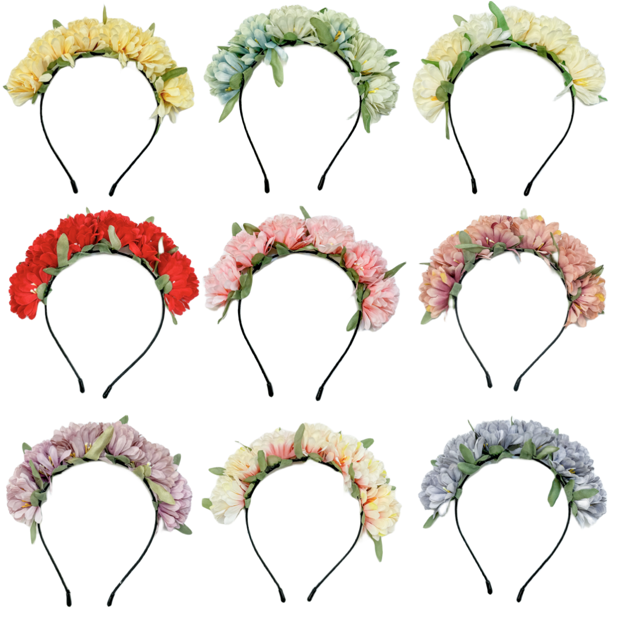 Bandeaux de sauna à fleurs pour femmes et filles, coiffure de mariage, accessoires de cheveux pour patients, demoiselle d'honneur, fête, bandeaux floraux, vêtements de sauna, 1 pièce