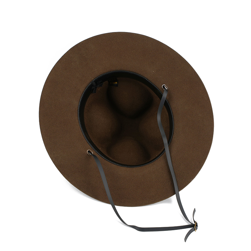 Chapeau haut-de-forme 100% laine, chapeau d'instructeur, casquette du Corps des Marines des états-unis, chapeau à grands bords