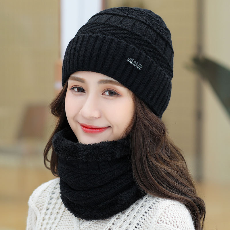 Chapeau: marée d'hiver chaude, automne et hiver, chapeau en laine, chapeau tricoté en polaire, casquette d'oreille de cyclisme coréenne