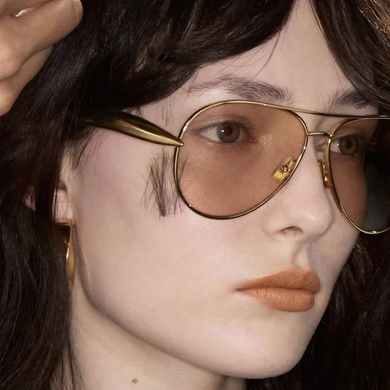 Lunettes de soleil ovales surdimensionnées pour femmes, tendance, Vintage, luxe, mode, Lentes Femme