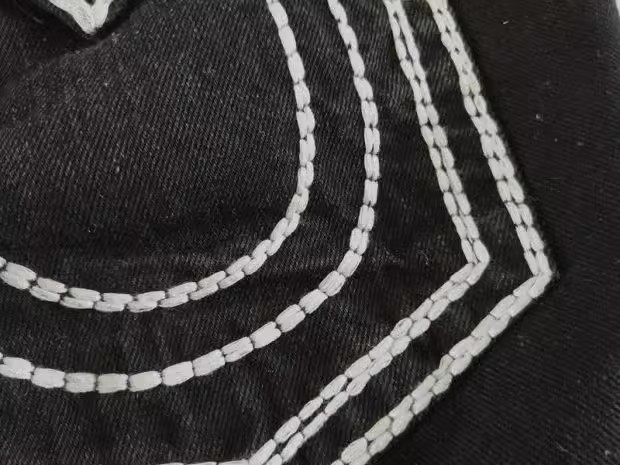 Nouveau Jean Homme Américain Européen Tendance Noir et Blanc Décontracté Simple Basique Coupe Droite Grande Taille