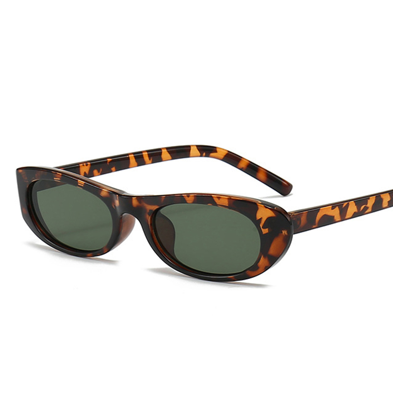 Lunettes de soleil ovales rétro pour femmes, monture noire, petite taille, marque tendance, verres solaires UV400, style star, protection UV400