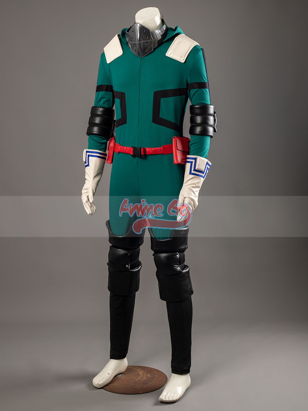 Costume de cosplay Midoriya Izuku, uniforme vert Deku, tenue de jeu de rôle pour homme, Halloween, Anime&Go