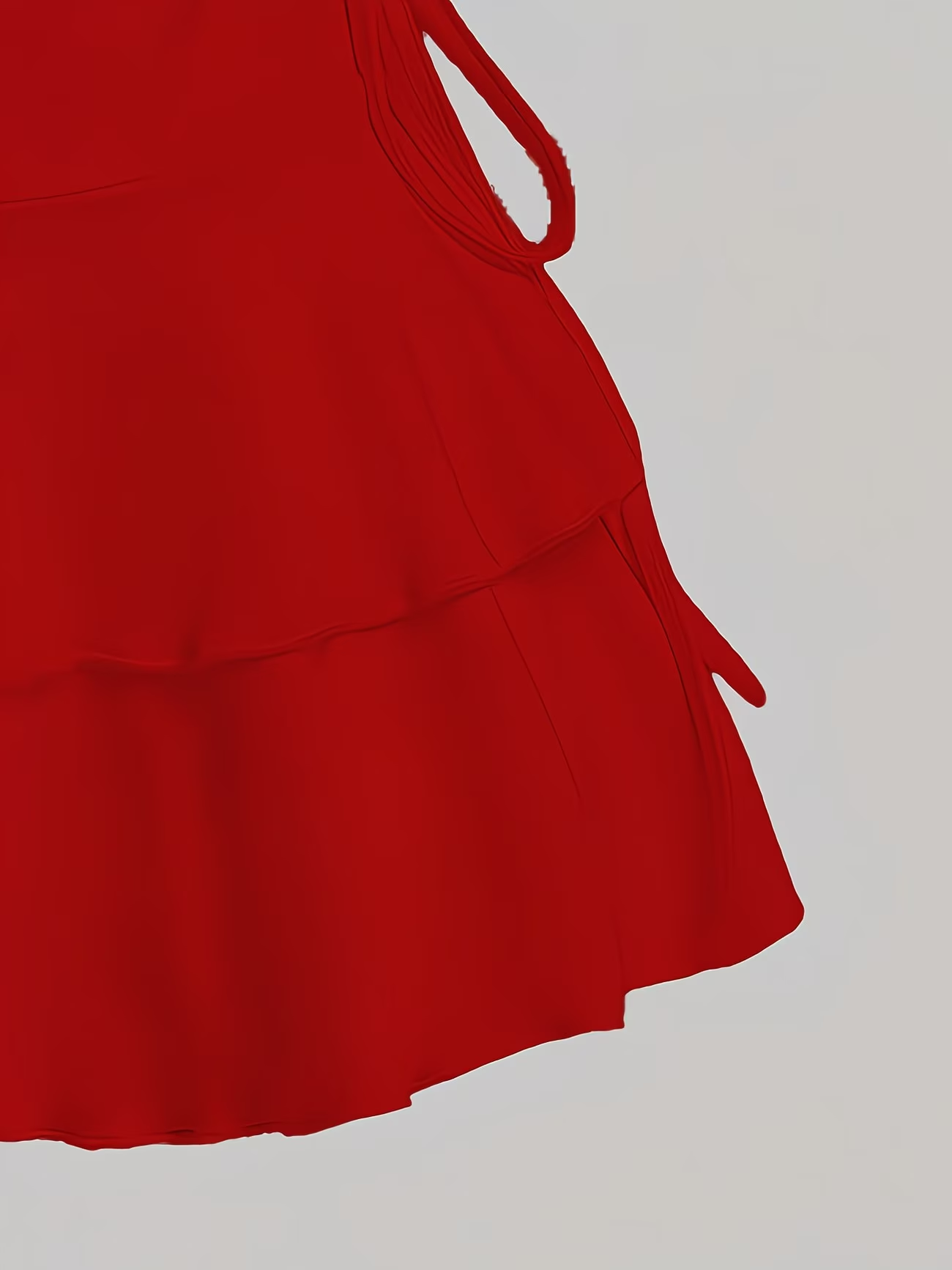 Mini-jupe décontractée à volants et plis pour femmes - Lien latéral à cordon de serrage pour toutes les occasions : tenues quotidiennes, salle de sport, tennis