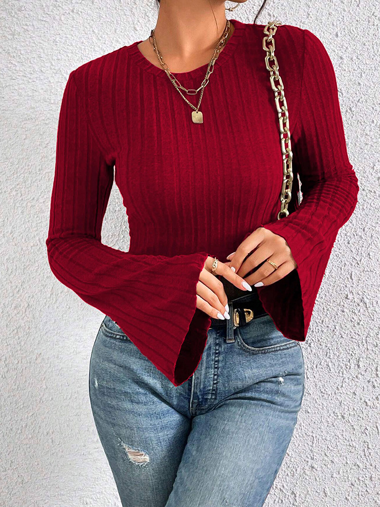 T-shirt pour femme - Haut à manches longues - Vêtements féminins - T-shirts pour femme - Vêtements Pinterest