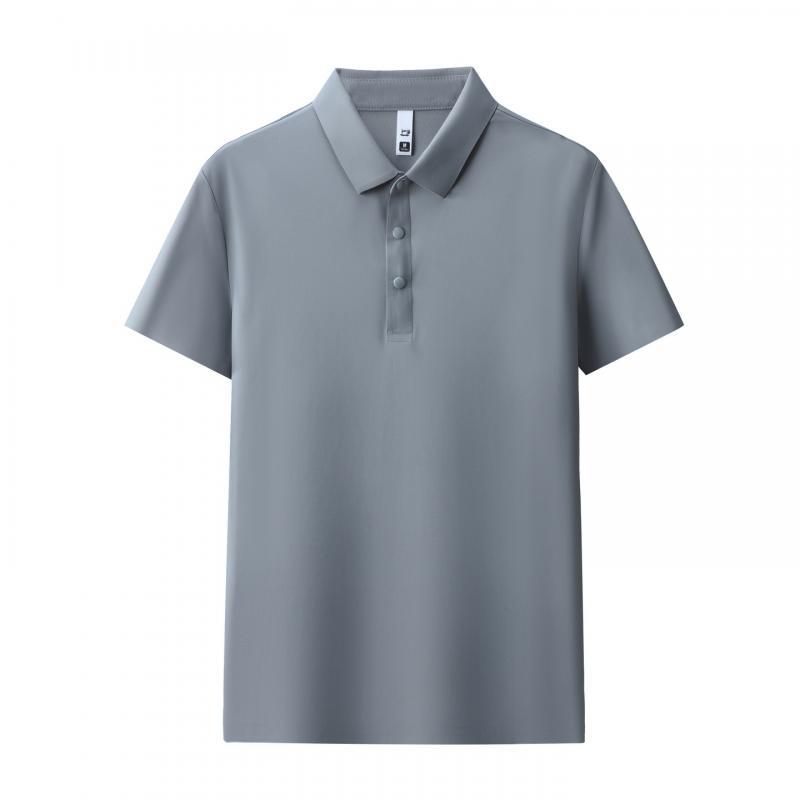 Polo en soie glacée Ice Sensation, personnalisable avec logo, tenue de travail, manches courtes, été, chemise culturelle d'entreprise ou de groupe, broderie