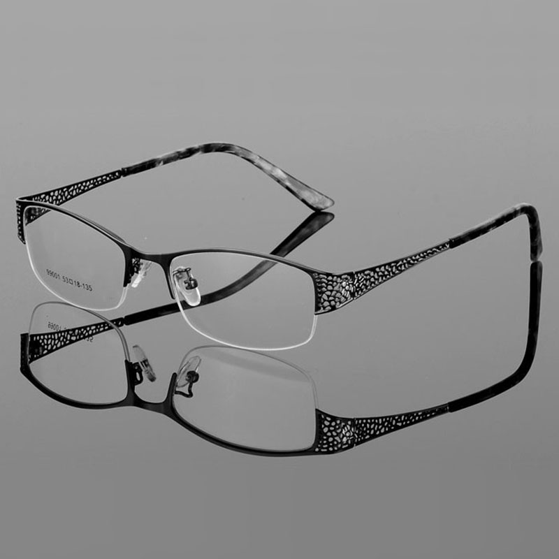 Reven Jate demi-monture lunettes cadre optique Prescription Semi-jante lunettes monture de lunettes pour lunettes pour femmes femme