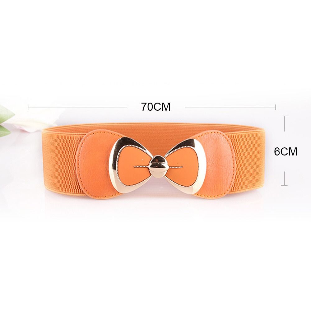 Ceinture large élastique pour femme, boucles avec nœuds, extensible, ceinture pour femme, jean habillé