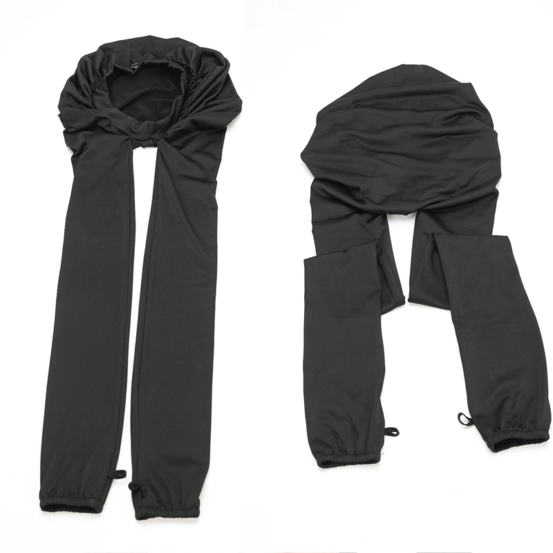 Bonnet de nuit en satin de soie à longue traîne pour tresses, avec large bande élastique, pour le soin des cheveux longs et les tresses, pour femmes