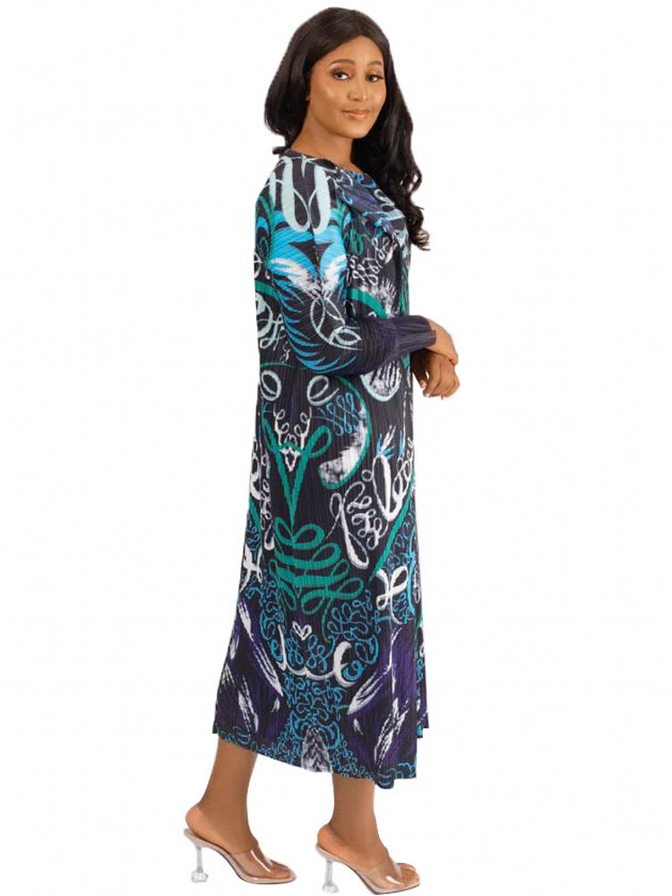Robe Africaine à Manches 3/4 pour Femme, Tenue Sexy, Col en V, Tenue de Soirée, de Bureau, Printemps Automne
