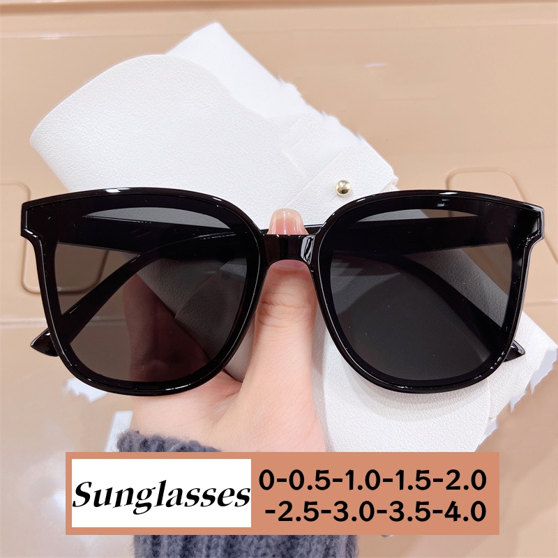 Lunettes de soleil UV400 à la mode pour hommes mode rétro carré lunettes de soleil polarisées lunettes hommes femmes Vintage myopie Eyewear0-1.0-4.0