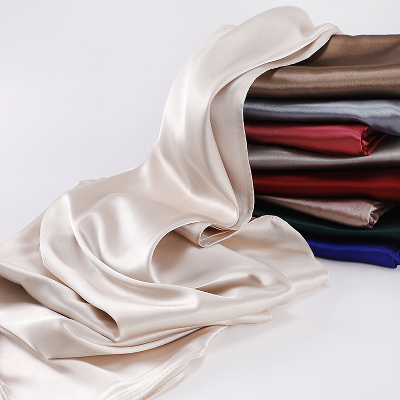 Hijab musulman uni, nouveau design, châle en satin mat pour la Malaisie, écharpe en crêpe de satin de soie