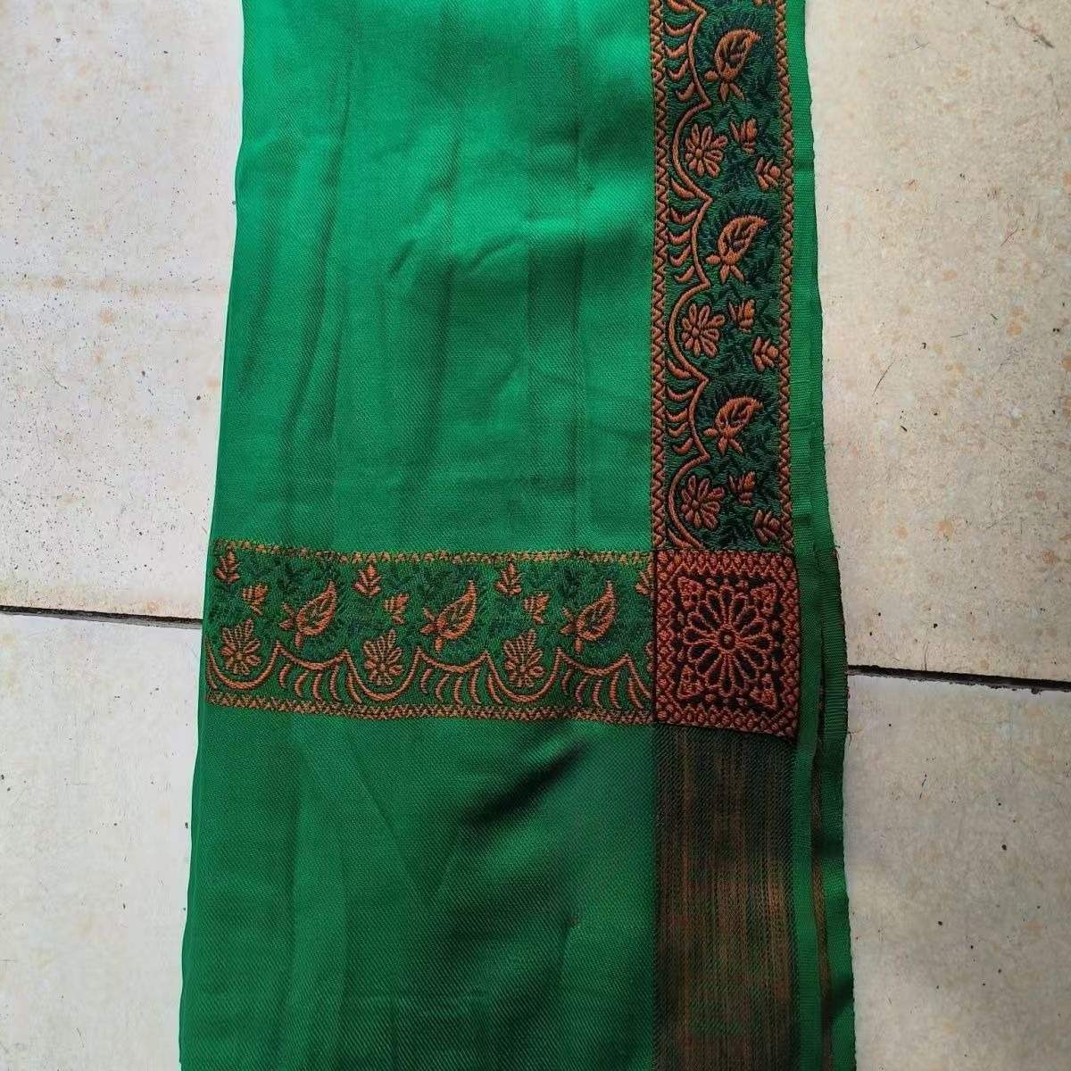 Foulard vert musulman pour hommes, foulard traditionnel en coton doux, couvre-chef de prière islamique Eid, bandeau respirant
