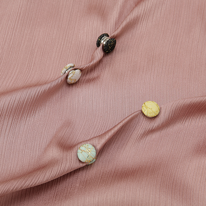 Écharpe Magnétique en Tissu Coloré Rond pour Femme Musulmane, Broche Décorée Décontractée, Accessoires Hijab à la Mode, Vente en Gros