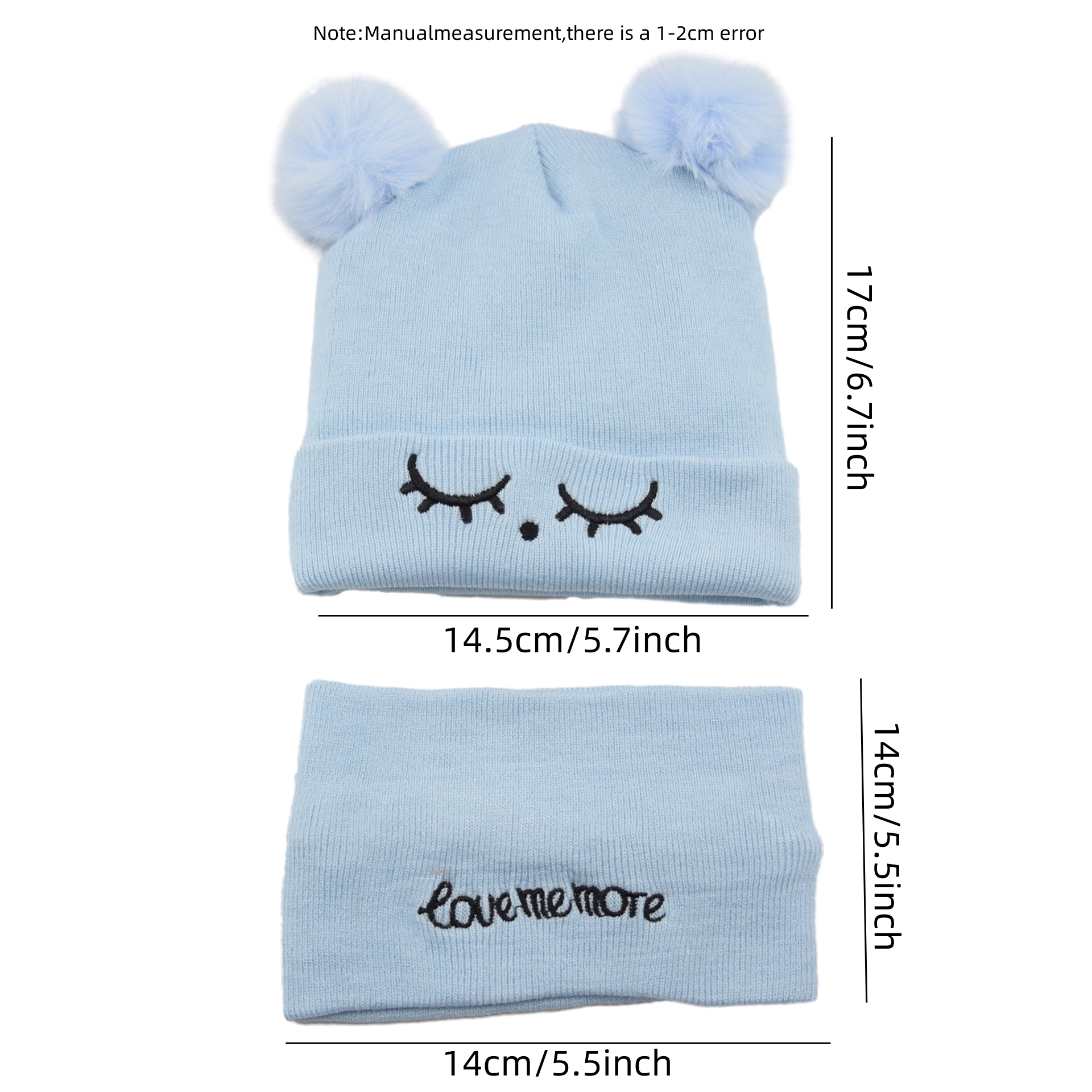 Automne printemps bébé coton tricot chapeau écharpe ensemble infantile garçons filles cou écharpe hiver chaud enfant en bas âge dessin animé bébé costumes