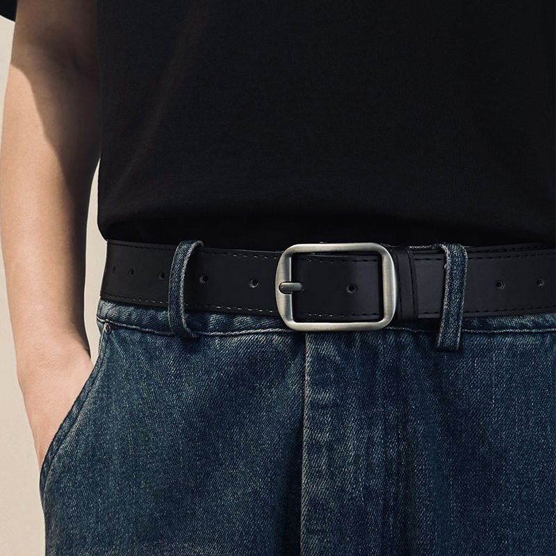 Ceinture en cuir PU de haute qualité pour femmes, ceinture vintage noire et marron, ceinture décontractée tendance pour jeans, pantalons, tenues quotidiennes
