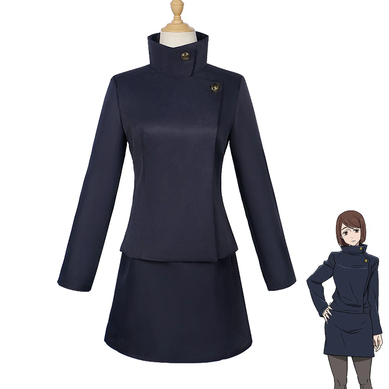 Costume de cosplay Anime Jujutsu Kaisen Ieiri Shōko, vêtements de jeu de rôle d'Halloween, robes Ieiri Shōko, jupe d'uniforme scolaire