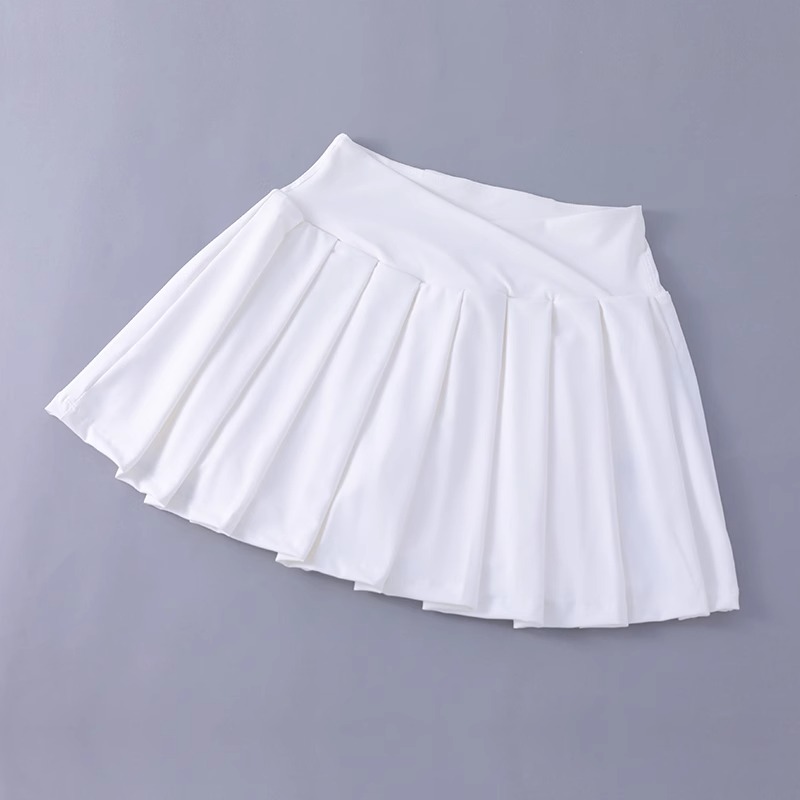 Jupe plissée de Tennis pour femmes, taille haute, athlétique, Golf, jupes de sport d'entraînement avec short pour femmes