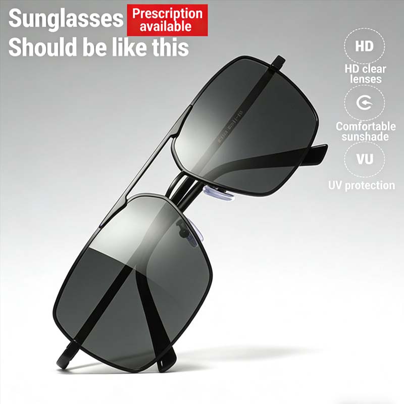 Lunettes de myopie pour hommes, polarisées, protection UV, lunettes de soleil pour la conduite, anti-éblouissement, lunettes de vue, dioptrie jusqu'à 0 -4.0