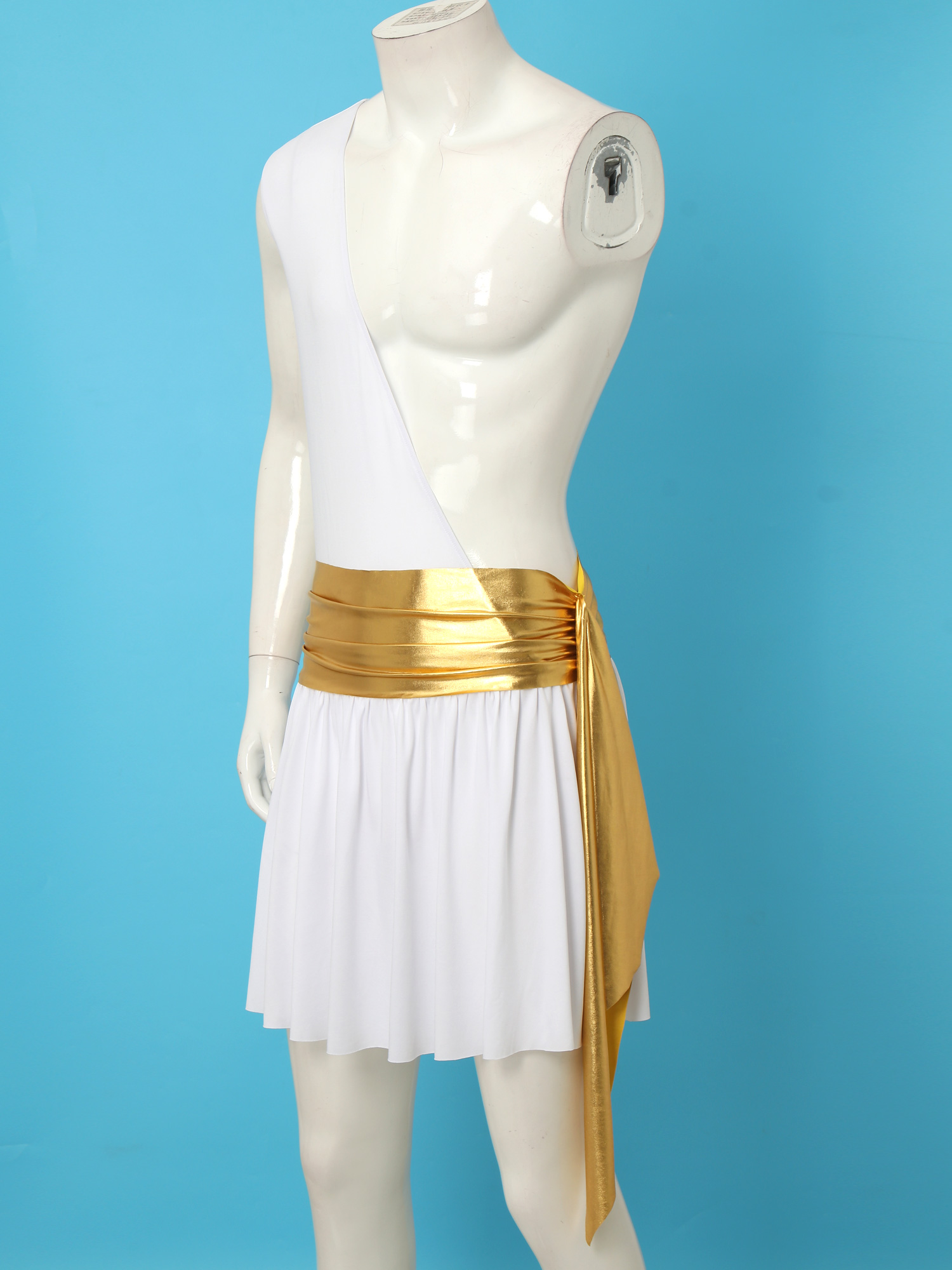Costume de gladiateur à volants Mr Toga pour hommes, tenue de cosplay, robe de chevalier à volants initiée, déguisement de paupières Kokor, dieu grec des prHub