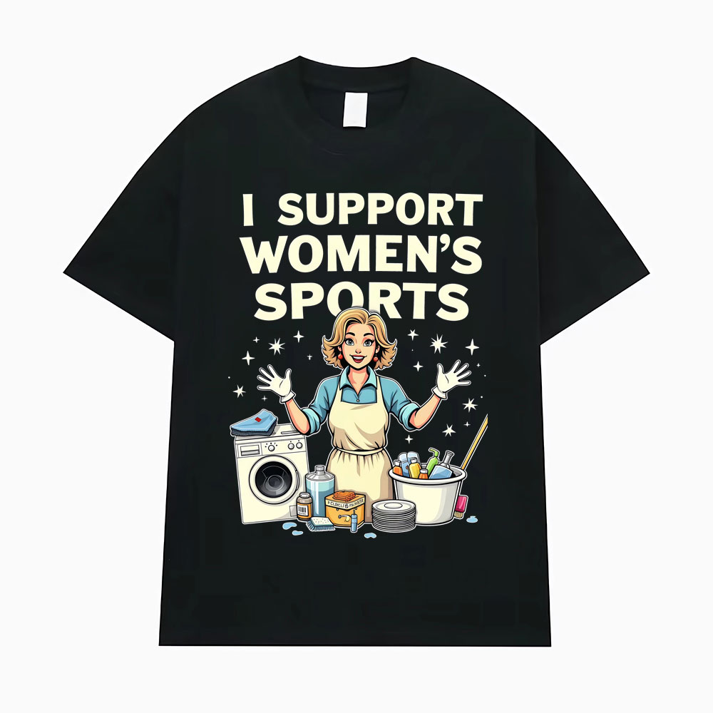 Je soutiens les femmes sport drôle Offensive humour sarcastique T-shirt hommes femmes T-shirt streetwear mode Hip Hop vêtements t-shirts