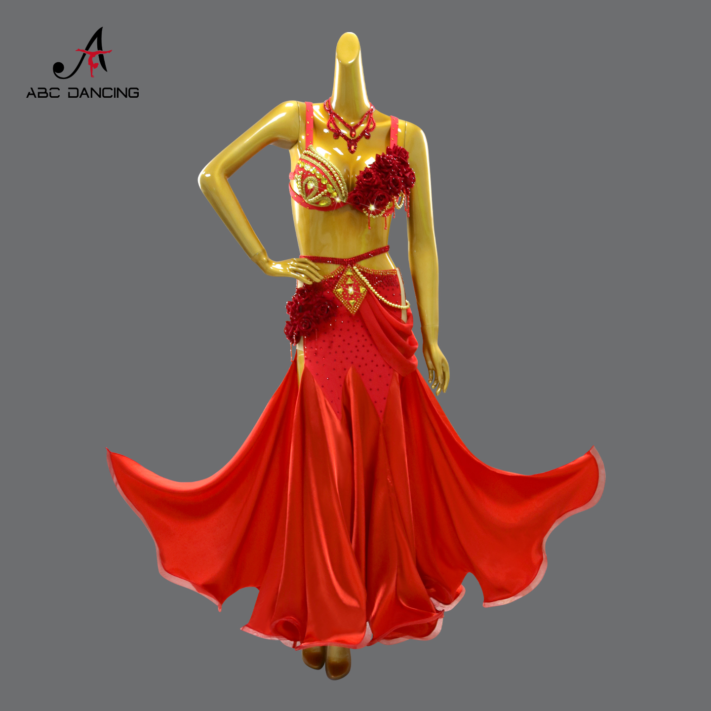 2026 Tenue de Danse Orientale pour Femme, Ensemble de Danse du Ventre pour Entraînement et Spectacle, Jupe, Haut et Robe, Vêtements de Danse Orientale Vitality