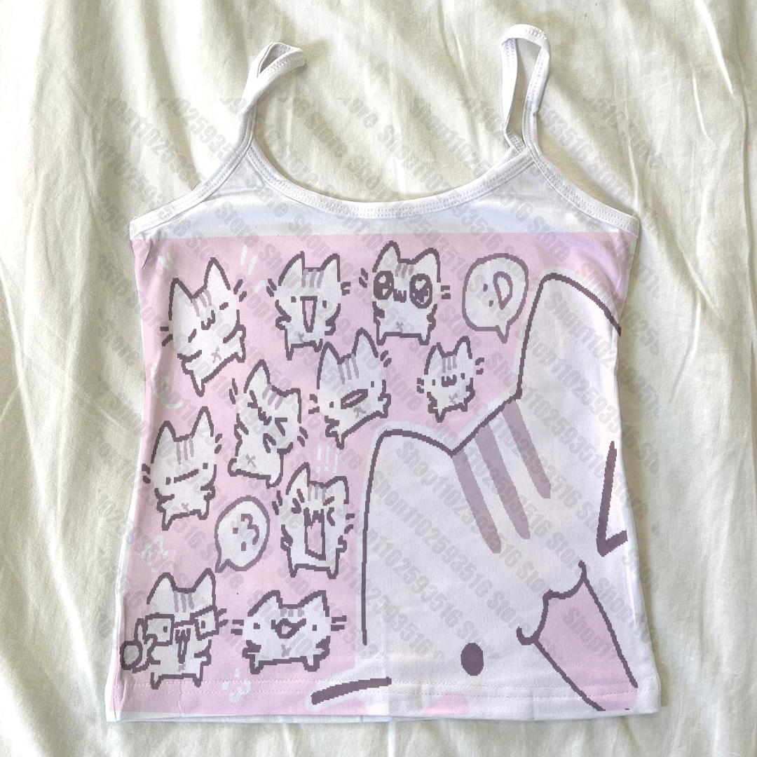 Femme Vêtements Grunge Vêtements Y2k Vintage Top Femmes Esthétique Esthétique Femmes Blouses Haut Court Sexys Débardeurs & Camis Harajuku