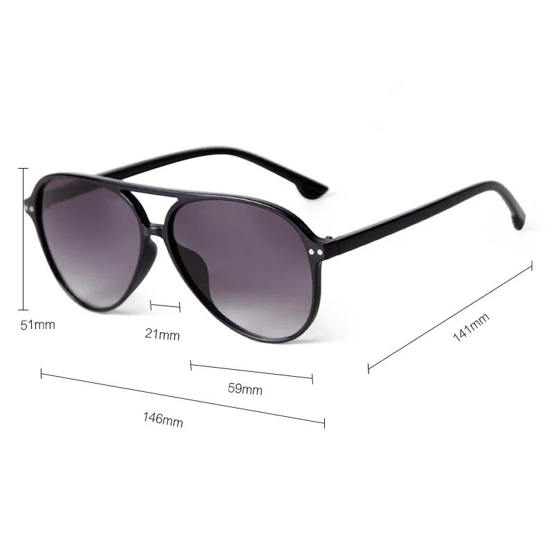 Lunettes de soleil de luxe pour pilotes, design rétro aviation, verres bleus dégradés, monture écaille, protection UV400 pour femmes et hommes