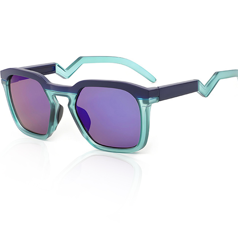 Lunettes de soleil carrées pour femmes et hommes, accessoire de mode pour la conduite, la pêche et les activités de plein air, lunettes de soleil miroir de marque, protection UV400