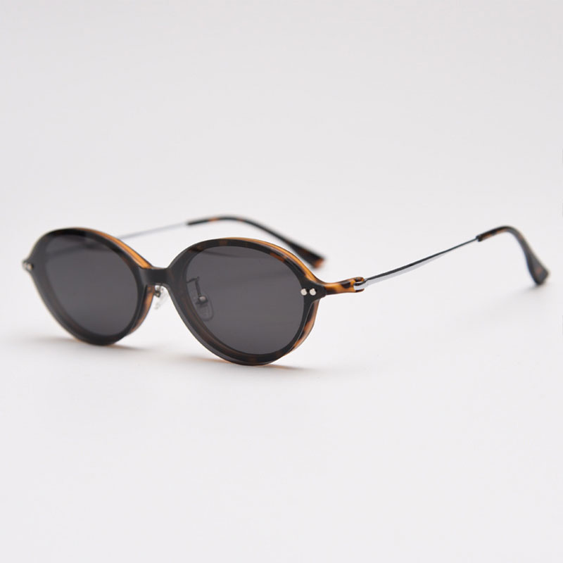 Lunettes de myopie ovales, verres optiques avec ordonnance, monture à clip magnétique avec verres de soleil polarisés, lunettes de lecture pour femmes