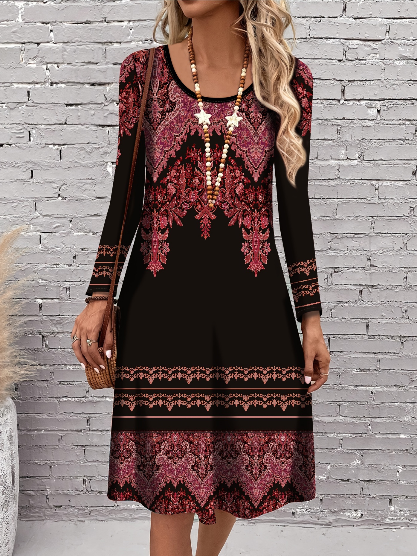 Mode femmes élégantes robe ample tenue décontractée femmes robe nouveau tempérament