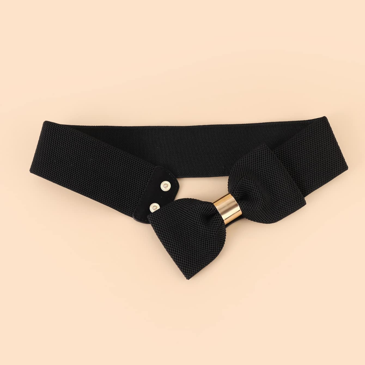Ceinture à commande papillon pour femme, robe, structurée