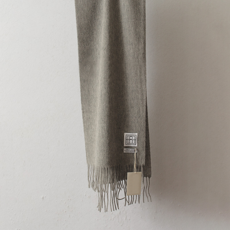 Écharpe 100% laine d'agneau pour femmes et hommes, marque de luxe, écharpes chaudes d'hiver, étoles, couleur unie, châle en cachemire pour femme 2026