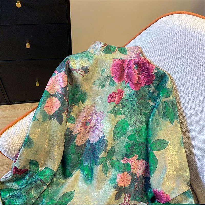 Veste Jacquard National Légère Alberoise pour Femme, Manteau Rétro Haut de Gamme, Tenue Trempée, Nouvelle Collection Printemps
