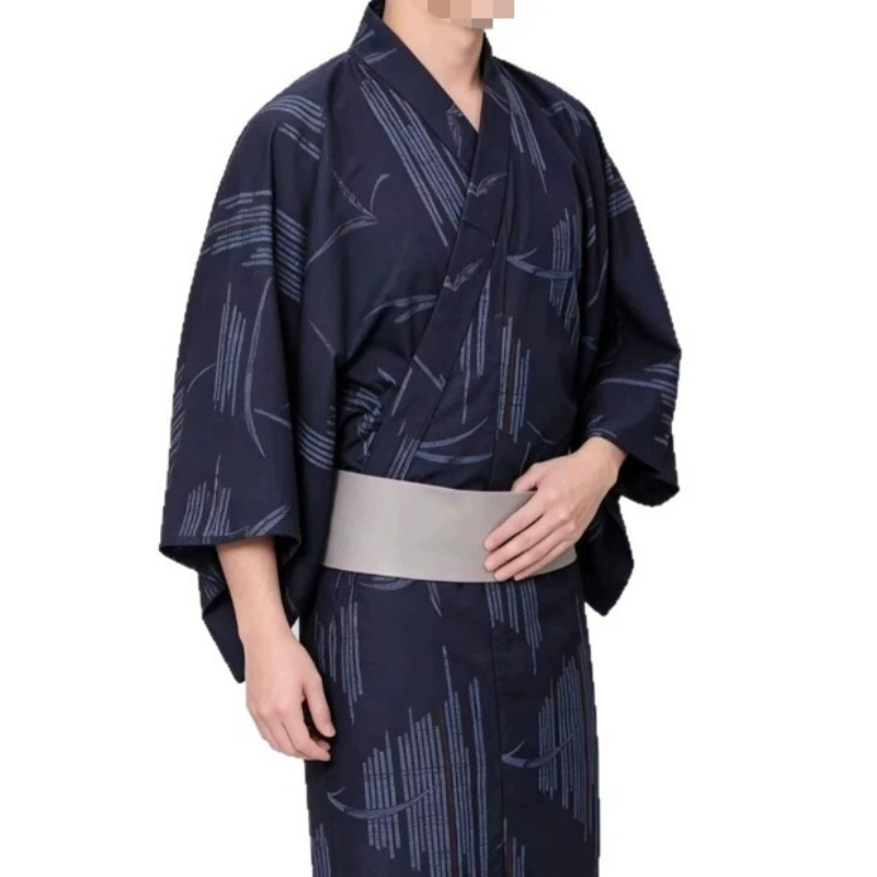 Robe kimono Yukata japonaise pour hommes, vêtements de style samouraï, adaptés aux séances en studio photo, aux jeux thématiques et aux jeux de rôle en soirée