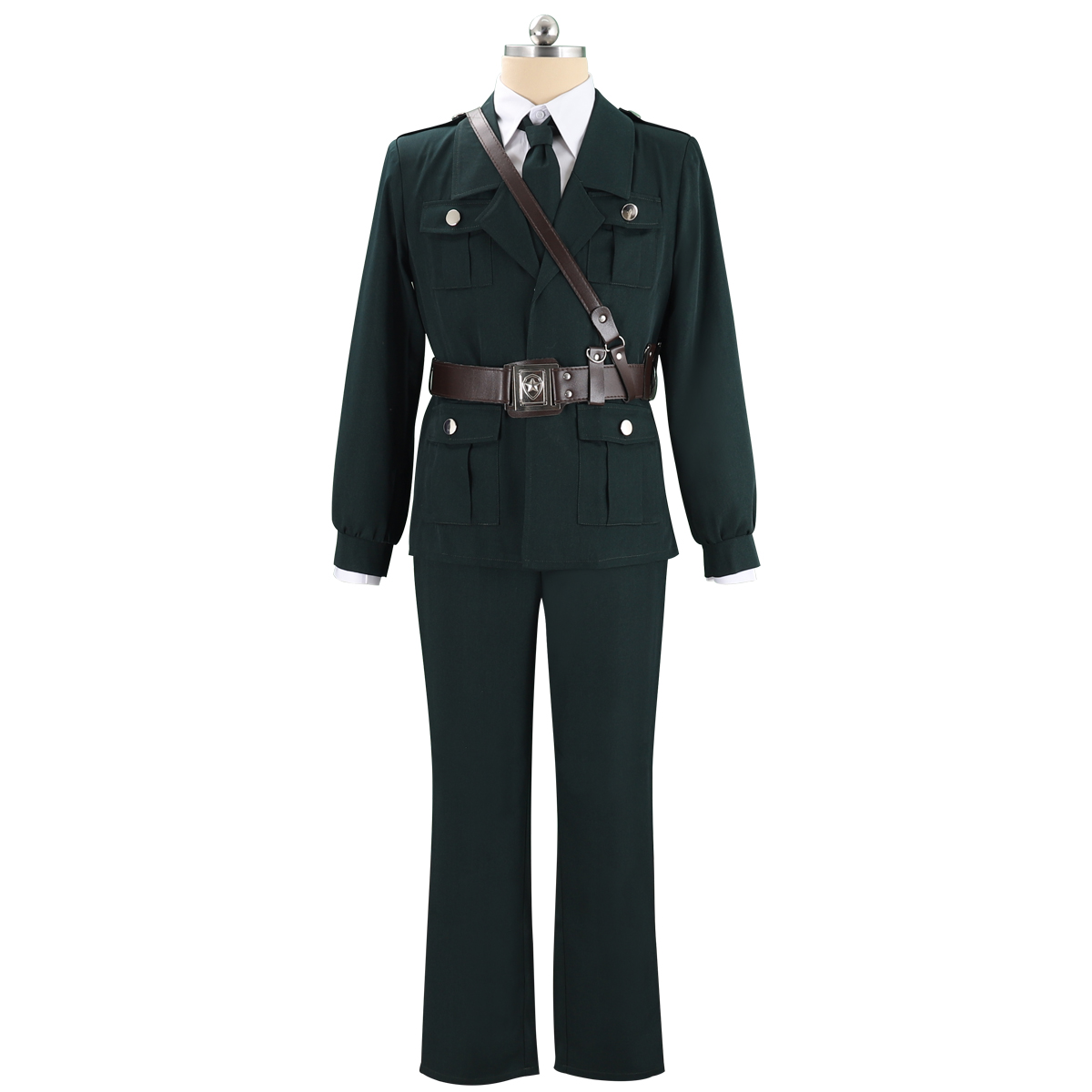 Costumes de cosplay Anime England Arthur Kirkland, costumes de cosplay Hetalia, uniforme militaire pour homme, costume de Gilbert pour Halloween et Noël