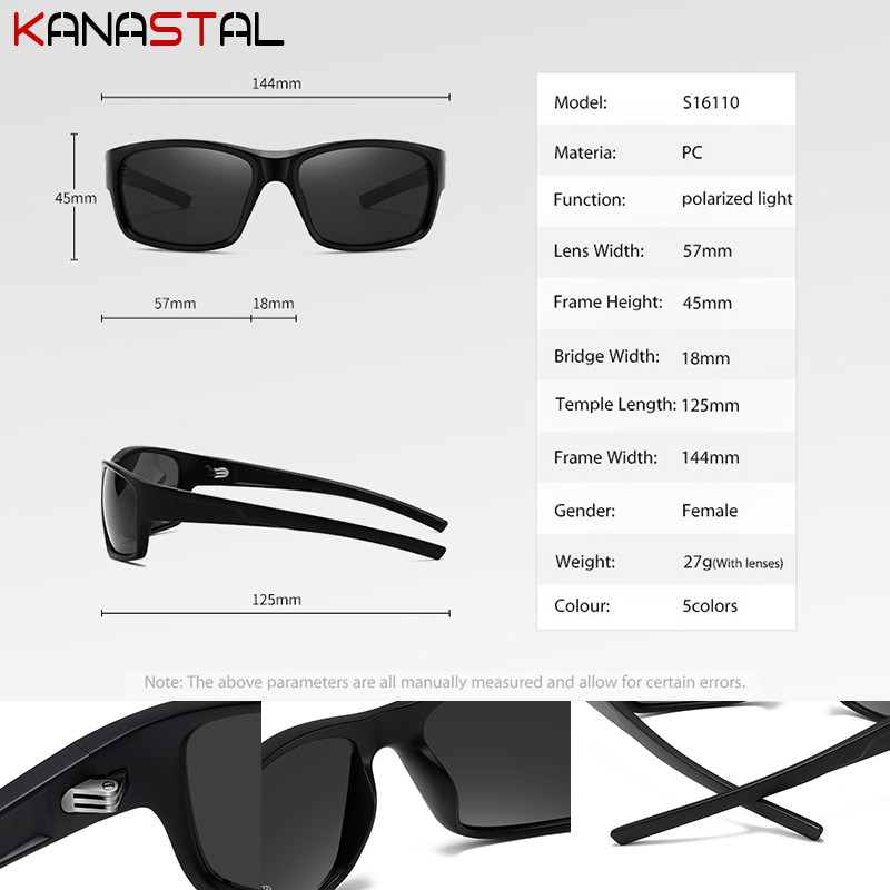 Lunettes de soleil pour hommes UV400 lunettes de soleil polarisées femmes PC lunettes cadre en plein air Golf cyclisme lunettes Anti-éblouissement ombre lunettes
