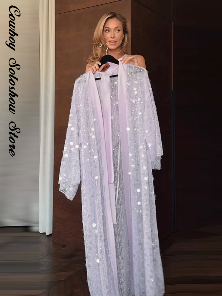 Robe d'été à sequins pour femme, sexy, col en V, sans manches, mini-robe à bretelles, nouvelle collection décontractée pour vacances et soirées, 2026
