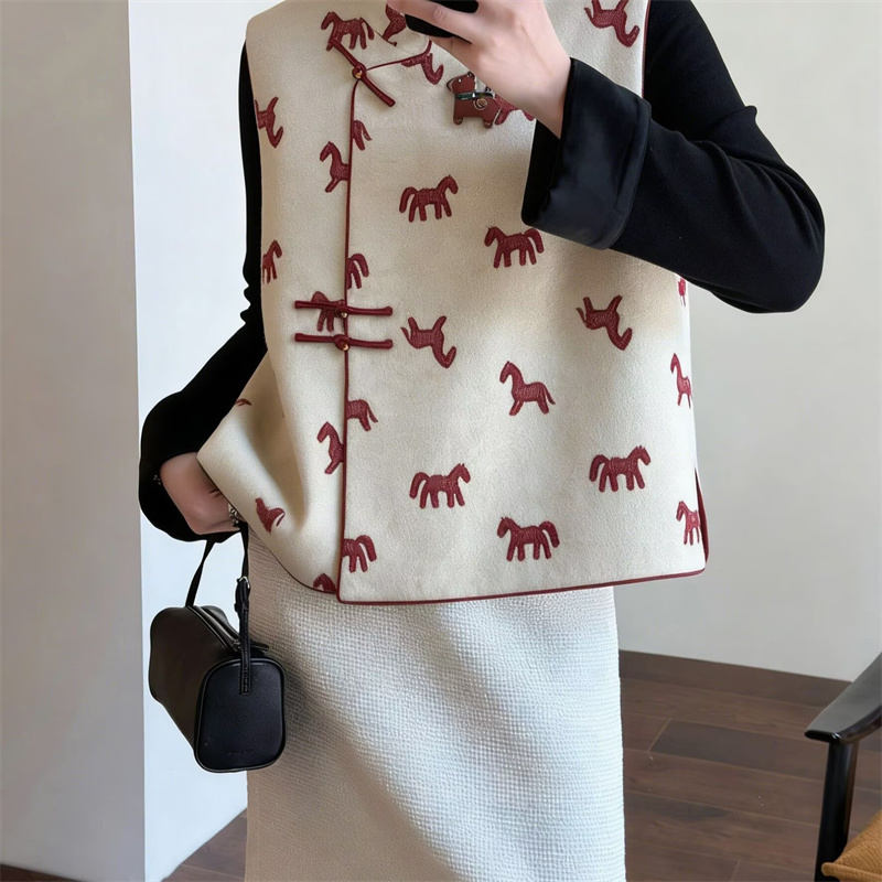 Manteau pour femme, mode printemps-été, col rond, sans manches, gilet ample, veste décontractée, cardigan élégant pour femme