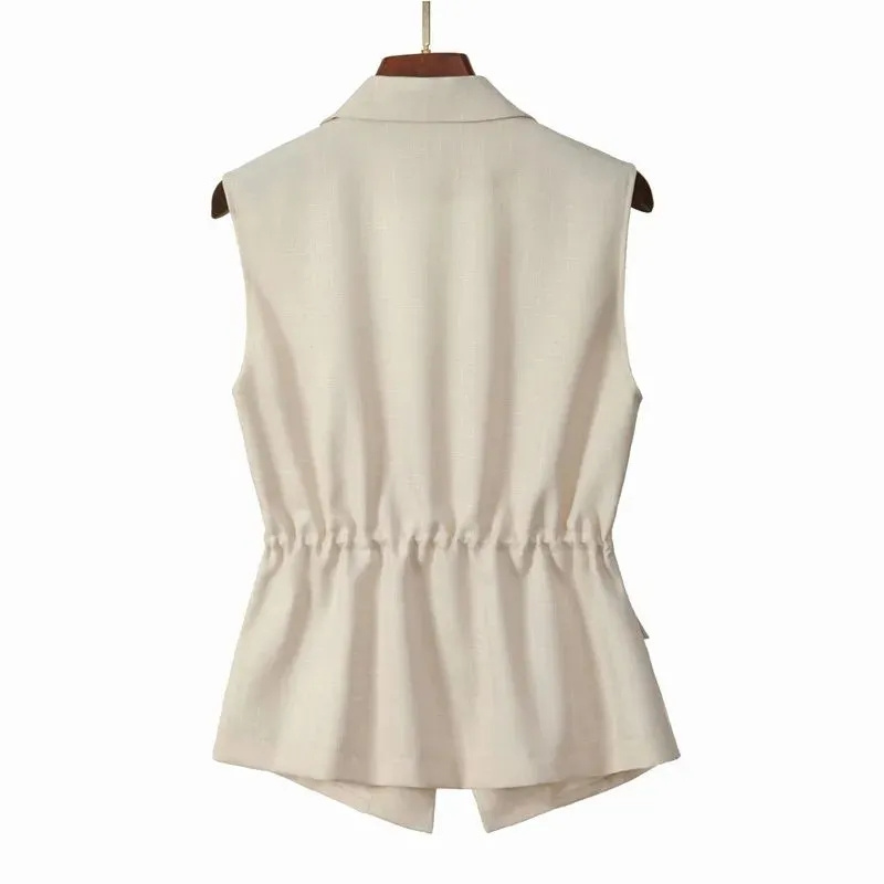 Gilet de loisirs à la mode coréenne pour femmes, cardigan en fibre de document solide, grande taille 5XL, nouvelle collection printemps-automne