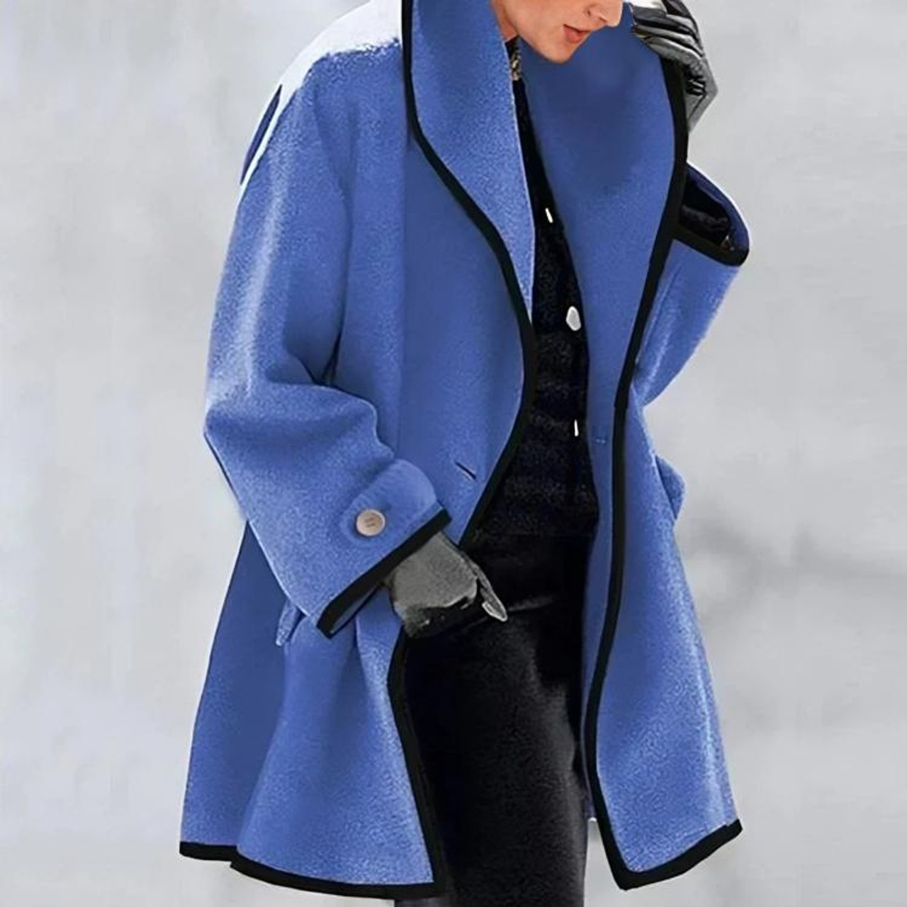 Femmes automne et hiver manteau automne hiver à manches longues vêtements d'extérieur décontractés mode femmes solide veste ample sweats à capuche