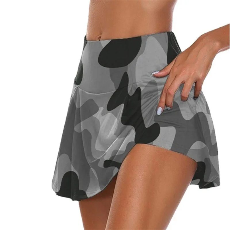 Tennis pour femmes danse Fitness solide jupes de sport femmes Tennis course jupe Active athlétique Yoga Fitness jupe courte